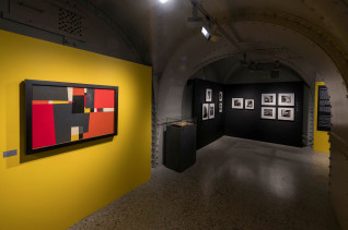 Foto: Fra utstillingen "Utsnitt. Bjørn Vinsnes fotogafier" ved Nasjonalmuseet. Fotograf: Annar Bjørgli, Nasjonalmuseet 